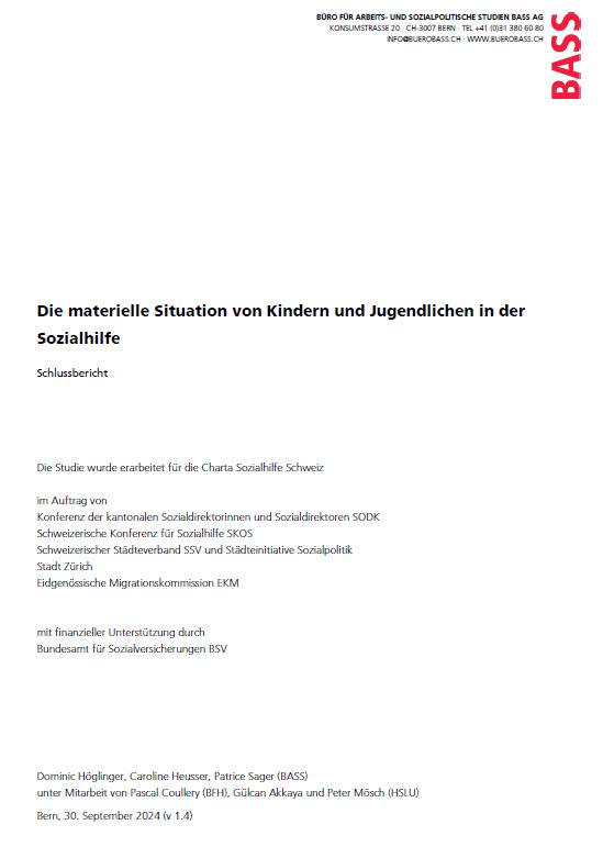 BASS Studie 2024   Kinder u. Jugendliche in der Sozialhilfe d